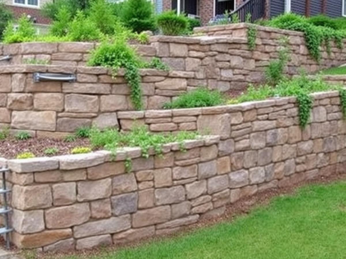 Fieldstone Retaining Terrace